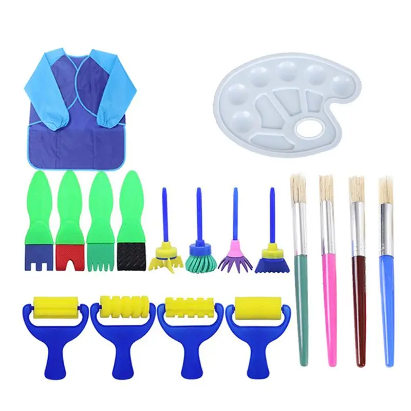 

Early DIY Learning Kids Art Sponge Painting Brushes Kids Painting Kits C5AF