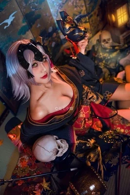 Индивидуальный размер Fate/Grand Order Alter Jeanne d'Arc Косплей Костюм Sakuran кимоно платье униформа аниме одежда наряды для женщин