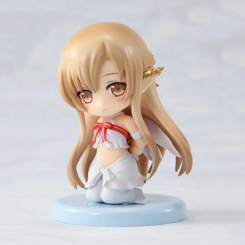 Apaffa 4 шт./компл. японское аниме искусство меча онлайн Kirito Модель ПВХ экшн фигурка