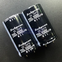 4pcs rubycon mxc 200v1000uf 25x45mm 1000uf200v electrolytic capacitor mxc 1000uf 200v instead of 160v power supply