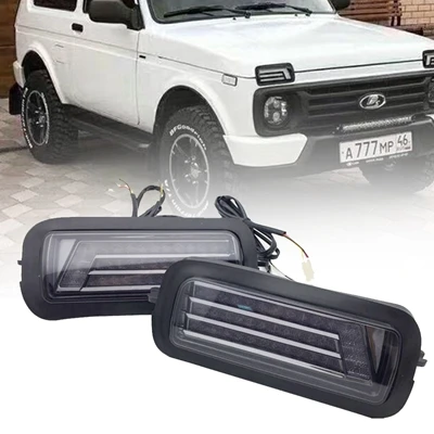 Only Day light G2 Marlaa для Lada Niva 4X4 1995-светодиодный задние фонари для Niva 4x4 с дневными ходовыми огнями светодиодный тормозной сигнал для LADA NIVA - Цвет: Only Day light G2