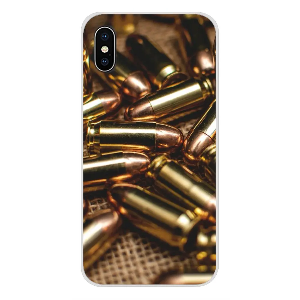 For Samsung Galaxy A3 A5 A7 A9 A8 Star A6 Plus 2018 2015 2016 2017 Loose Gold Bullets Gun Bullet Accessories Phone Shell Covers | Мобильные