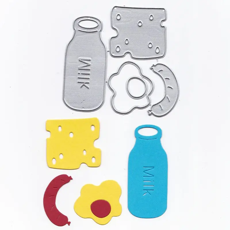 Бутылки с молоком металлические режущие штампы трафарет для скрапбукинга