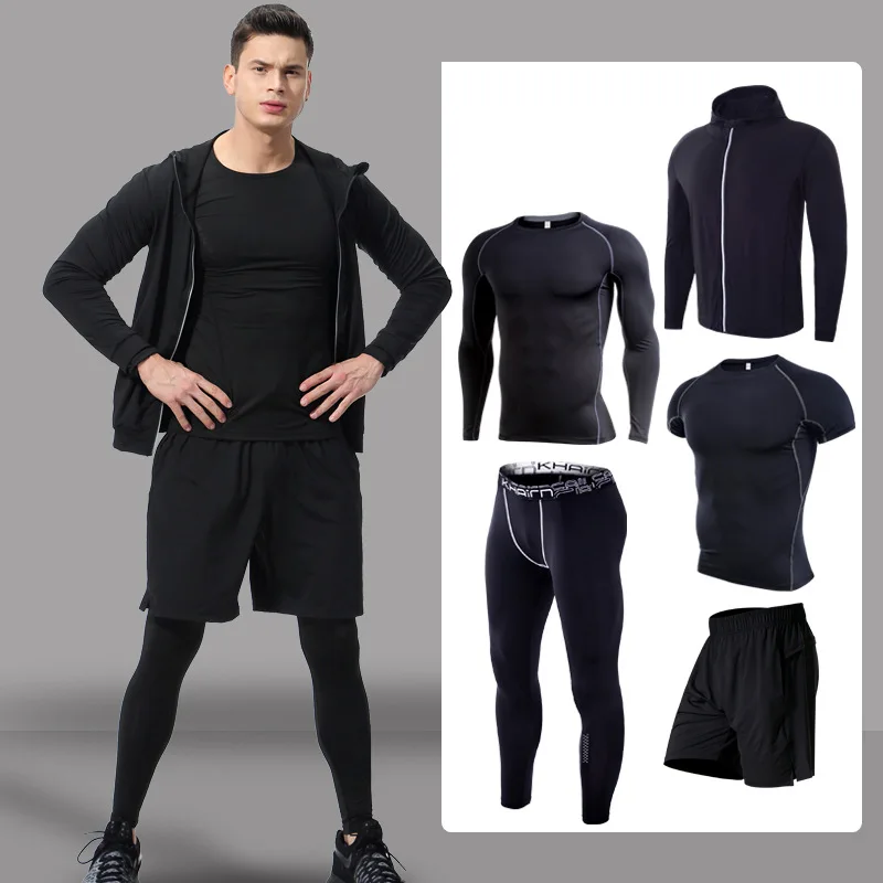 

men's tracksuit has elasticity/quick-drying sportswear suit