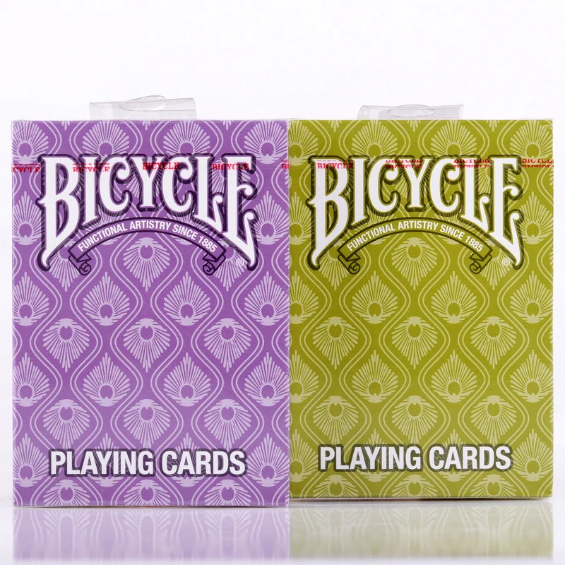 1 колода велосипедные карты Павлин игральные Обычная подставка для велосипеда