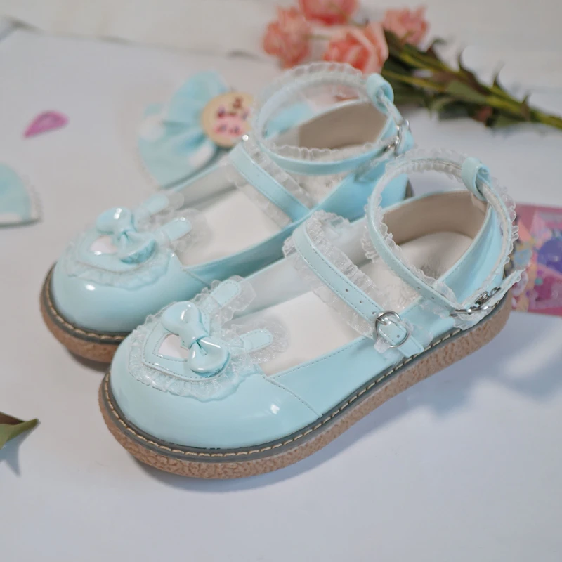 

Новинка 2021, милая Студенческая Женская кавайная аниме-форма для чайной вечеринки в японском стиле Harujuku Jk, женская обувь для косплея Лолиты