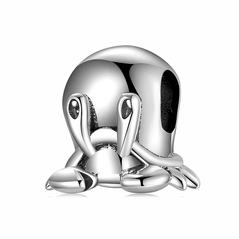 Океан серии новый 925 стерлингового серебра отшельник стеклянных бусин в форме