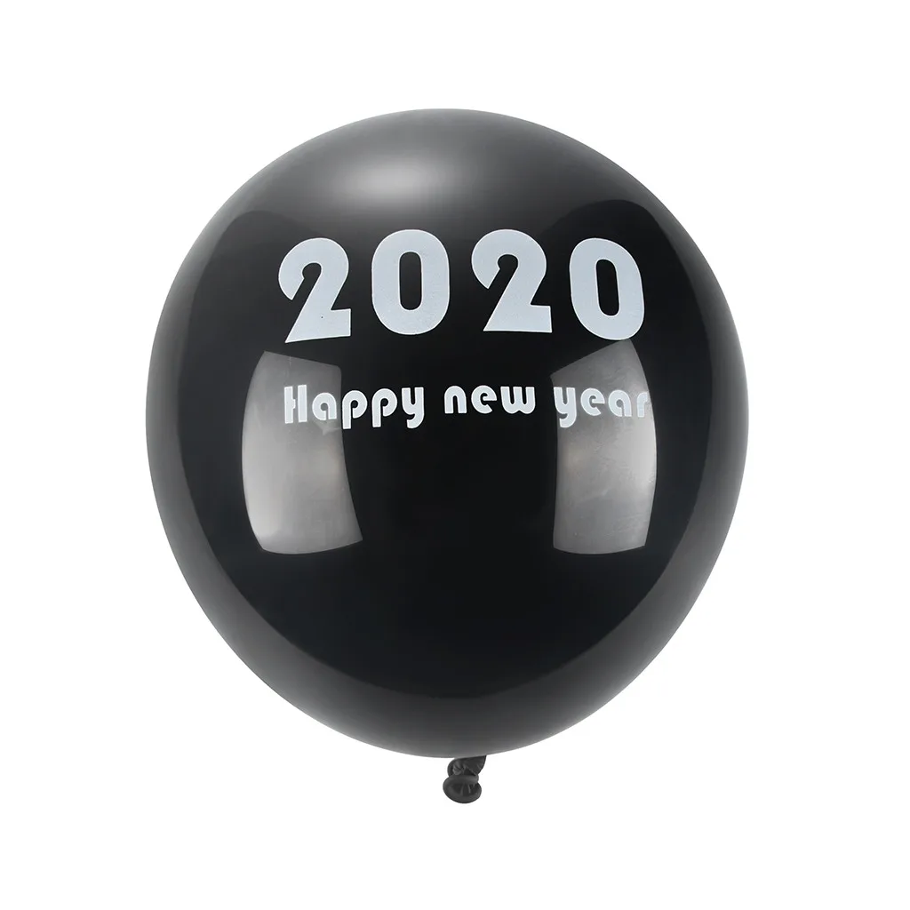 10 шт Воздушные шары Рождество Новый год Украшение воздушные 2020 счастливый новый