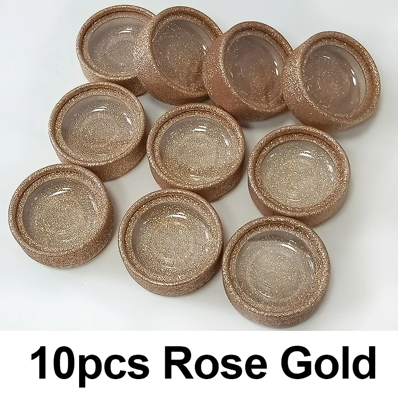 

50/30/20pcs Wholeale Eyelash Packaging Box Pink Gold Empty Diamond Lashes Cases Rectangular Paper Lash Case