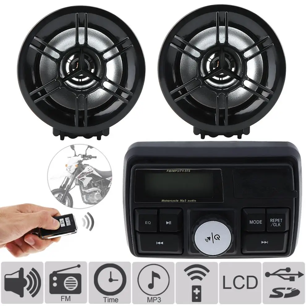 12 В водонепроницаемый мотоцикл усилитель хост устройство - Цена: 2 229,07 руб.