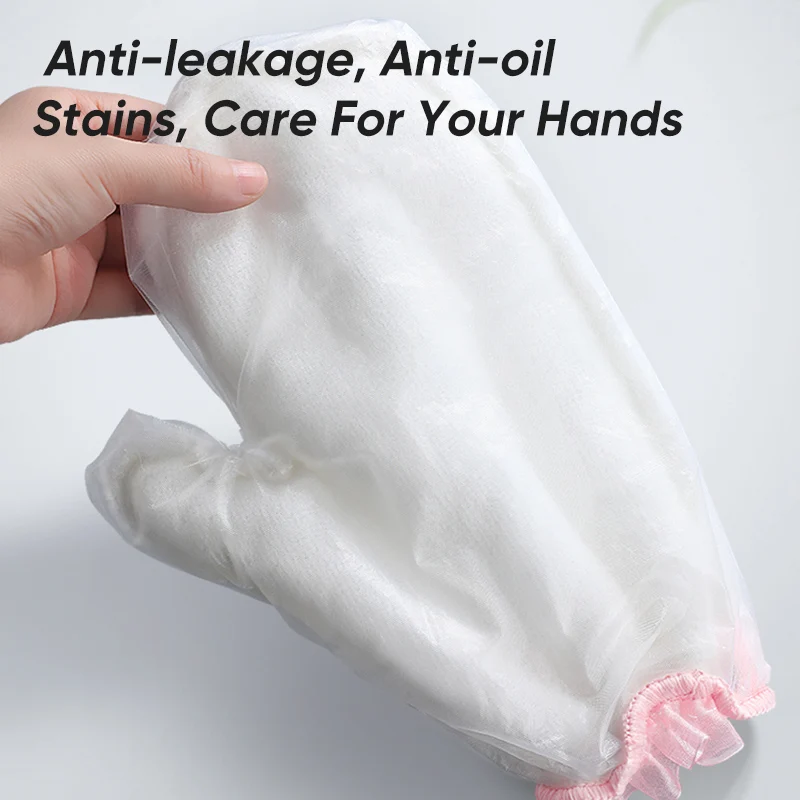 1 пара перчатки из бамбукового волокна для мытья посуды | Дом и сад