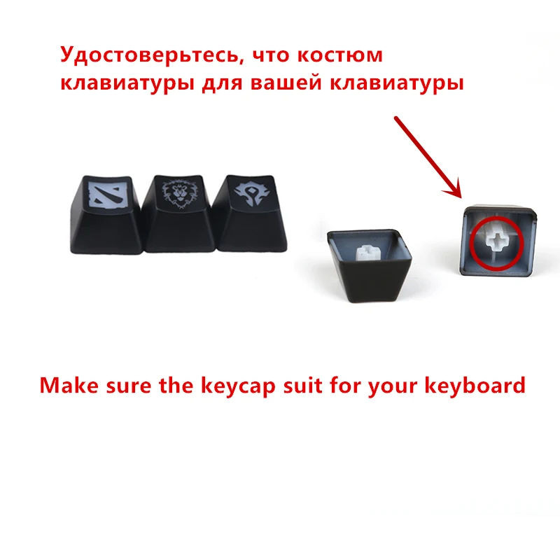 

1PCS DIY Gaming keycaps Key Button World of Warcraft DOTA key caps game keycap Accessories Mercy ABS Cap for Mechanical keyboard