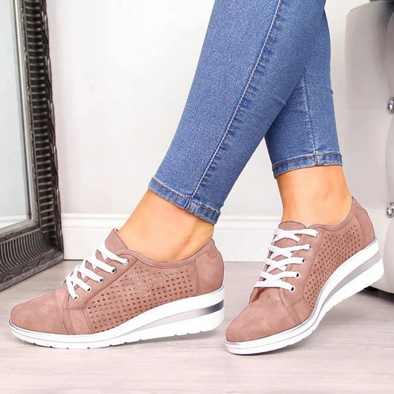 Oeak; модная женская обувь на плоской подошве; женская повседневная обувь из дышащего сетчатого материала; слипоны на плоской подошве; лоферы на шнуровке;