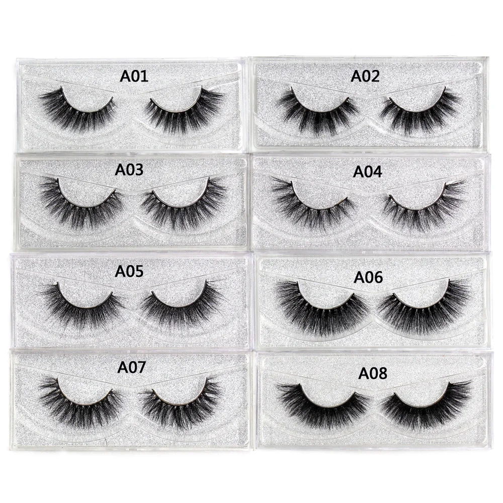 LEHUAMAO норковые ресницы объемные толстые ручная работа полная полоса накладные