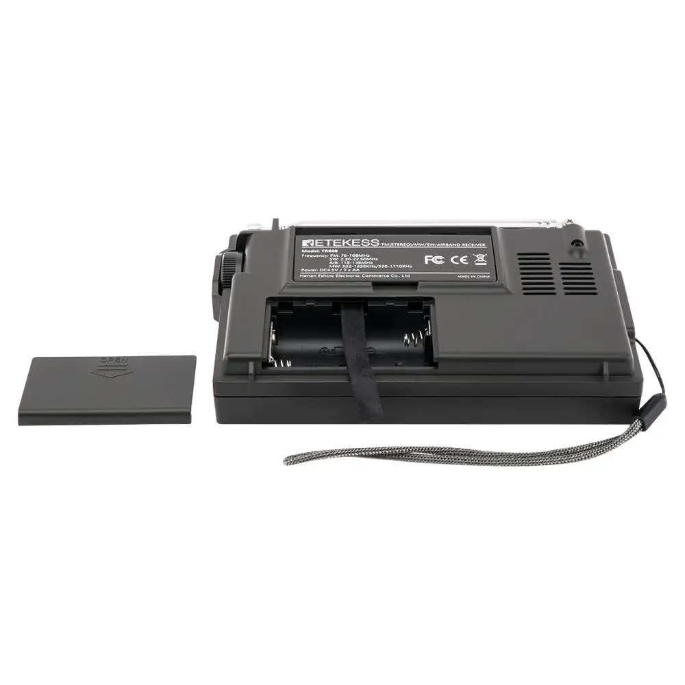 Портативный радиоприемник RETEKESS TR608 авиационный Диапазон FM MW SW воздушный ресивер