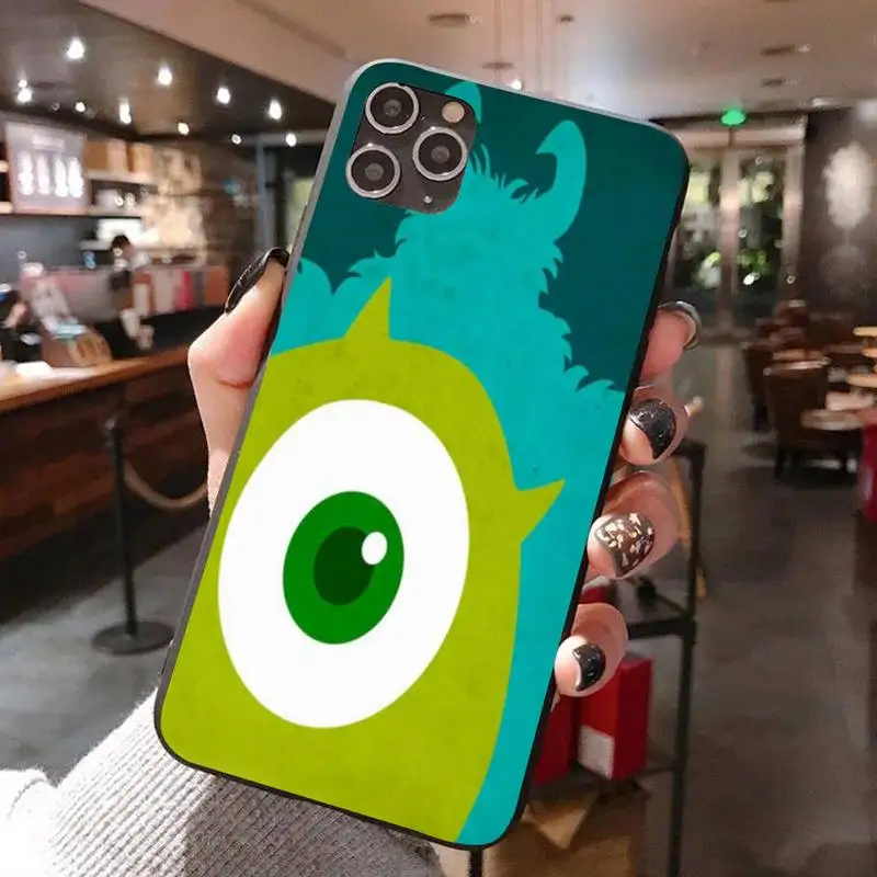 Черный чехол для телефона Monsters Inc IphoneX XS 11 11Pro 5 5s SE 6 6s Plus 7 8 2020 | Мобильные телефоны и