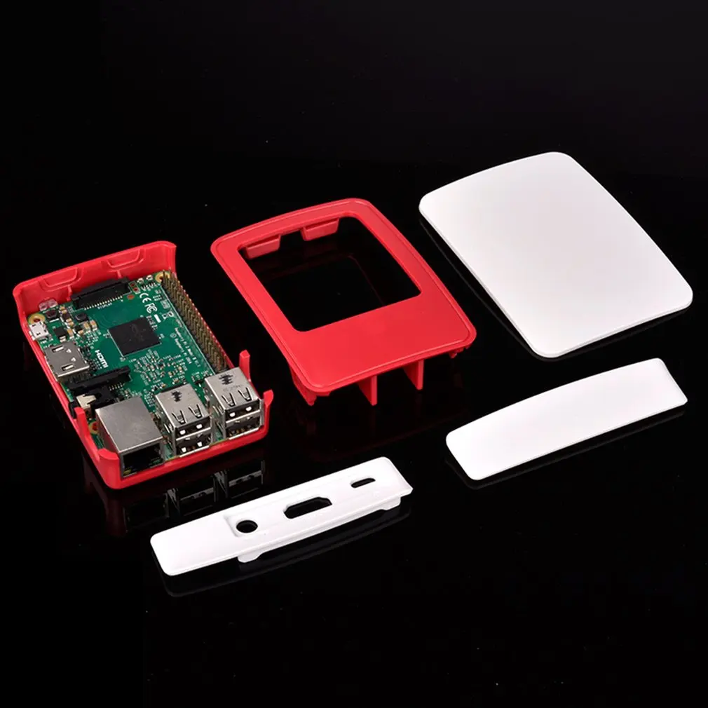 Офисная коробка для Raspberry Pi 3 Model B + алюминиевый чехол металлический корпус