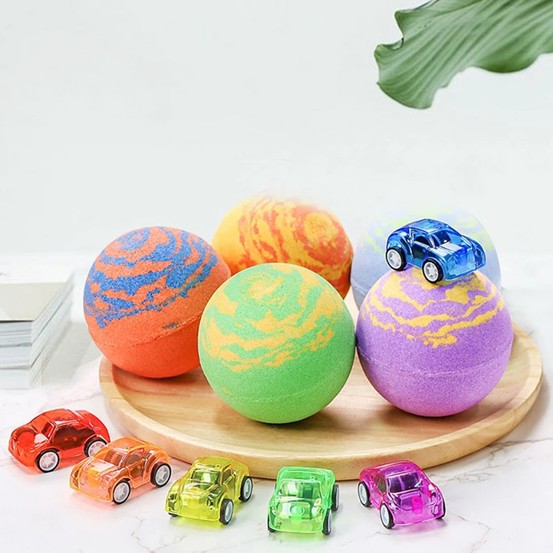 

Цветной отбеливающий мяч для ванны, соль для тела, Очищающий кожу, мяч для ванны, мяч для душа, в комплекте игрушка для автомобиля