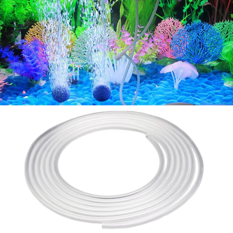 

Aquarium CO2 Tube Pipe Oxygen Hose for Fish Tank Rubber Tube CO2 Generator Regulator Reactor System Kit Set Accessories PU 4*6mm