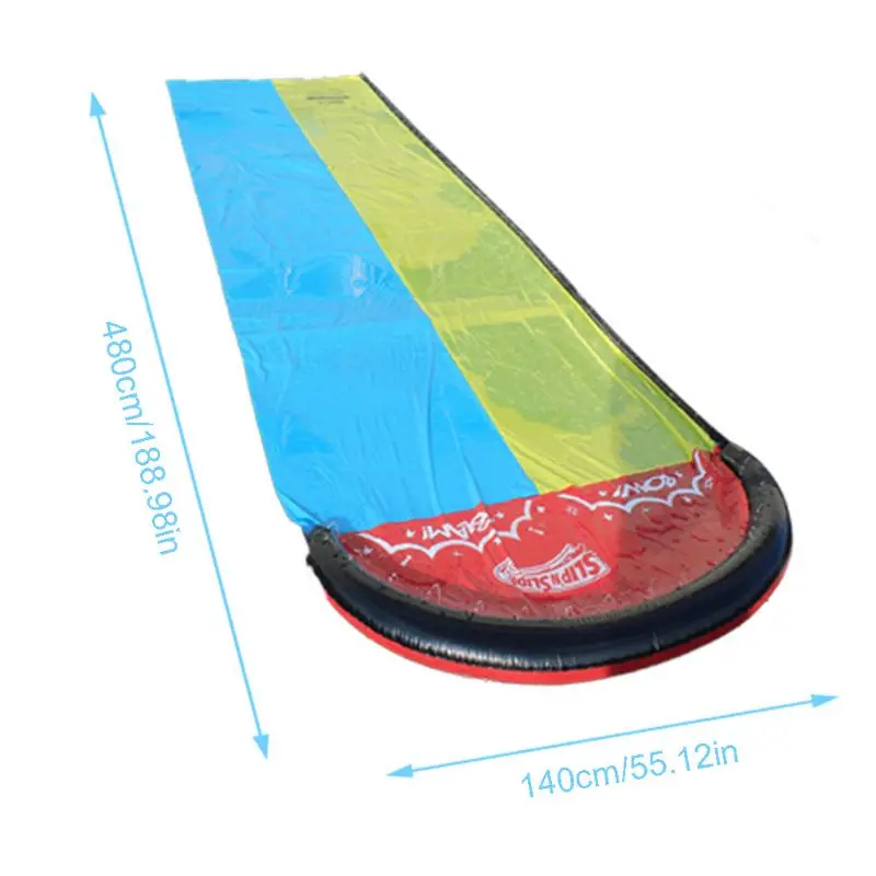 Гигантский всплеск Спринт водная горка две гоночные полосы и брызги бассейн