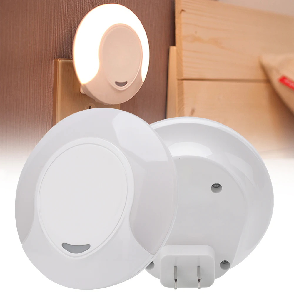 Умный индукционный светодиодный ночник комнасветильник освещение с вилкой