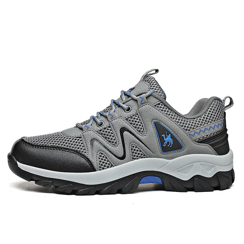 

ZOXO Men's Outdoor Hiking Shoes New Mesh Breathable Cross-country Sneaker for Men Hiking Rubber Shoes
