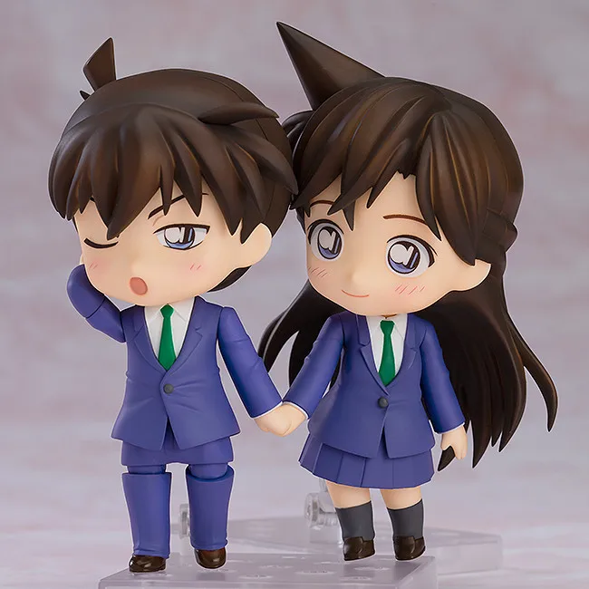 

Cuteanime 100% Детектив Конан Аниме Фигурка моури ран и Куду Shinichi фигурка Чиби Pvc экшн-фигурка