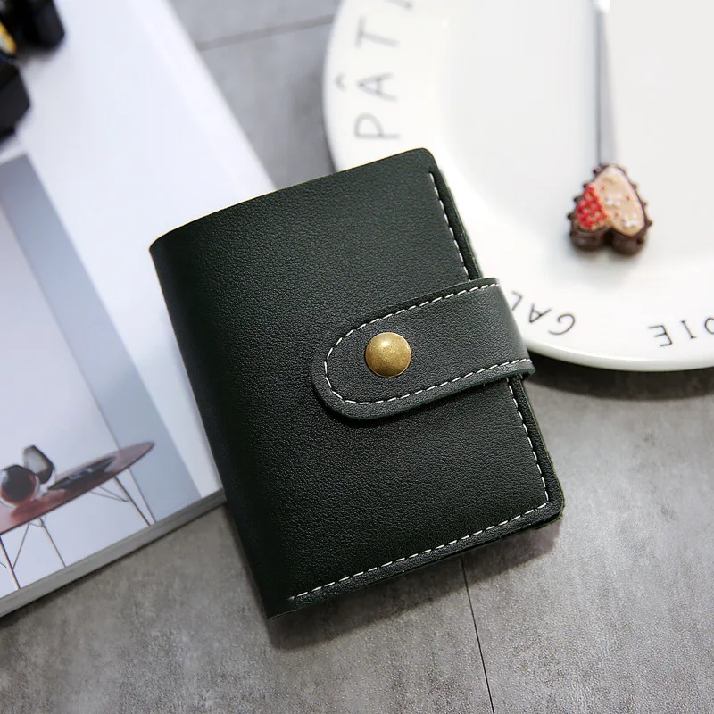 Женские кошельки Маленький модный брендовый кожаный кошелек женская сумка для