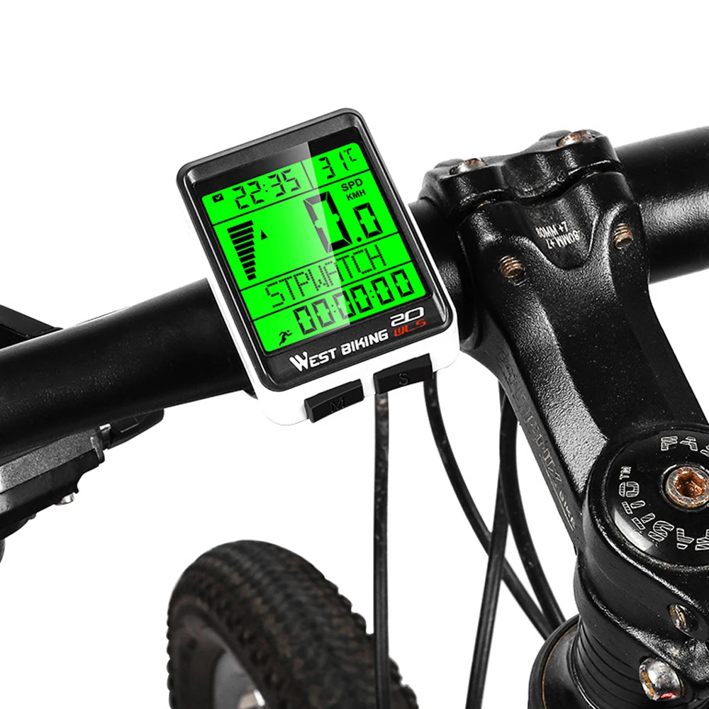 Спидометр для велосипеда 2 1 дюйма светодиодный большой экран