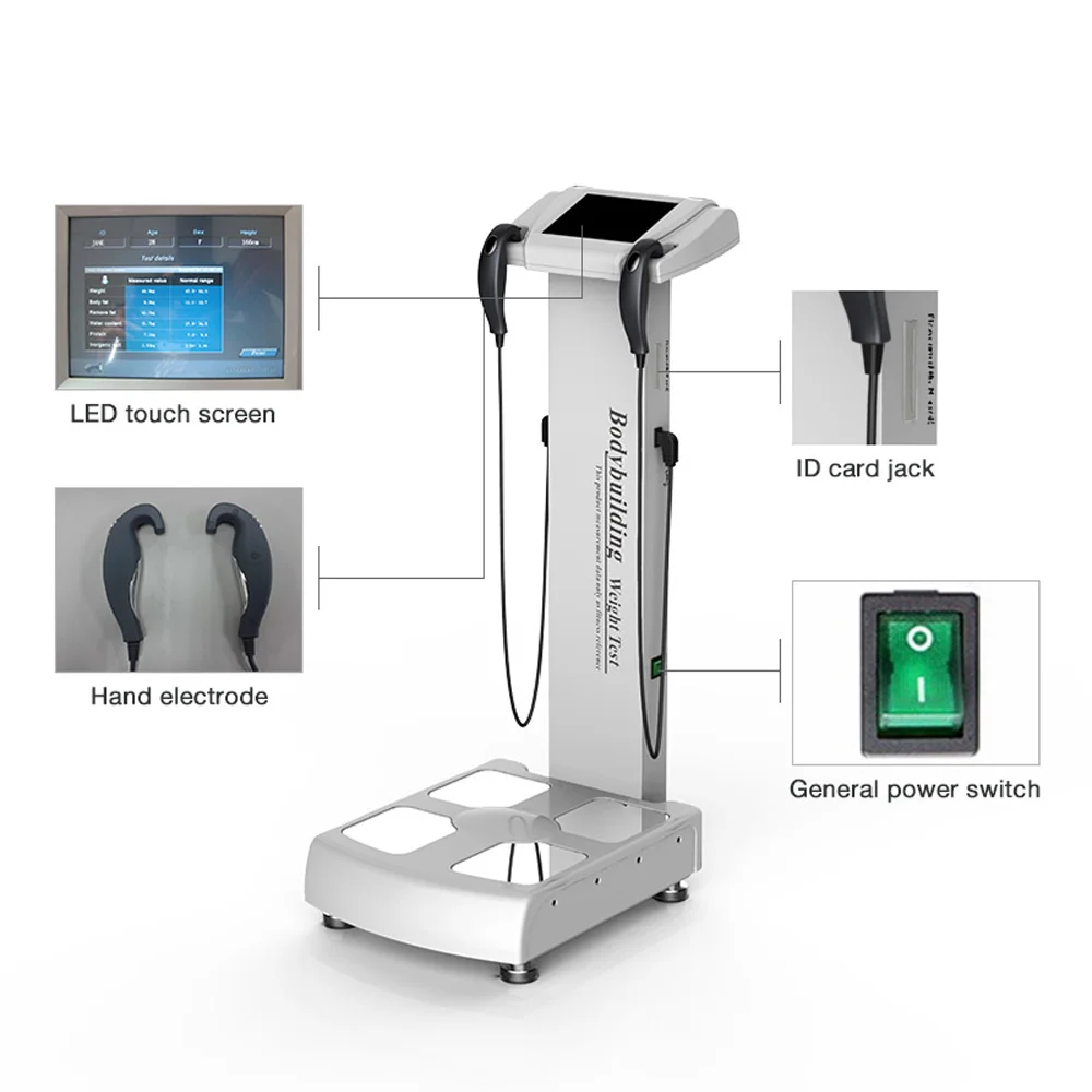 

Professional Multi-frequency bioelectrical impedance analysis body fat composition analyzer