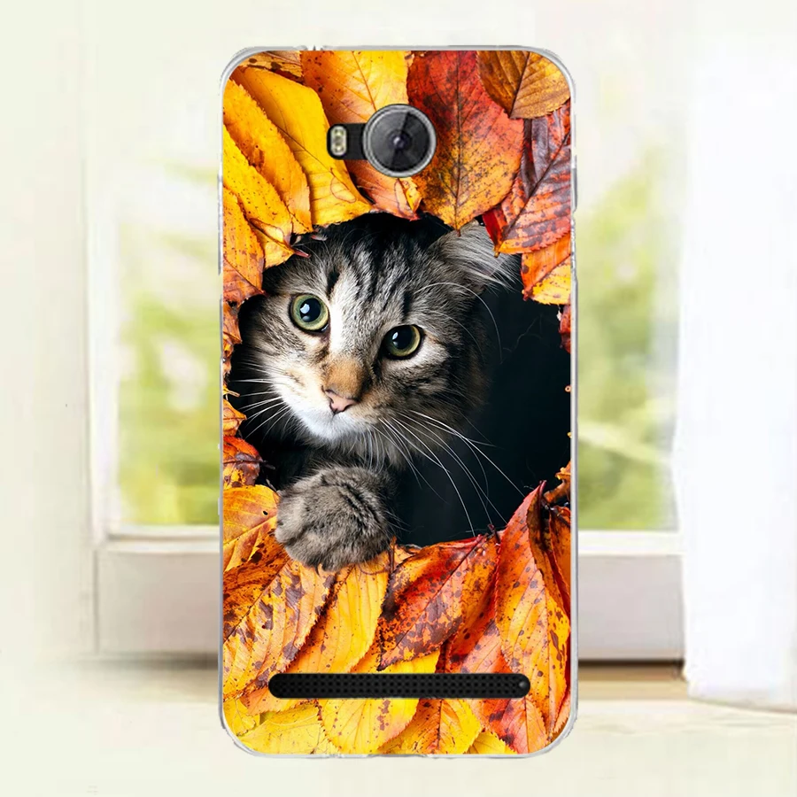 Чехол для Huawei Y3II LUA-L21 LUA-U22 LUA-U02 Роскошные Силиконовые чехлы из ТПУ Honor Bee 2 задняя