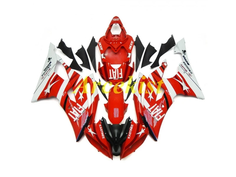 

New ABS Whole Fairings Kits Fit For Yamaha YZF-R6 R6 08 2008 2009 2010 2011 2012 2013 2014 2015 2016 Bodywork set red white