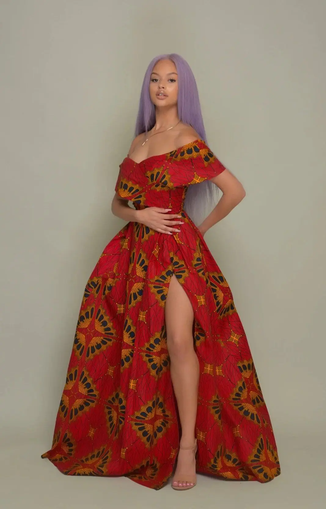 

Женское платье в стиле ретро, элегантное Привлекательное платье-футляр с разрезом и принтом, лето 2021