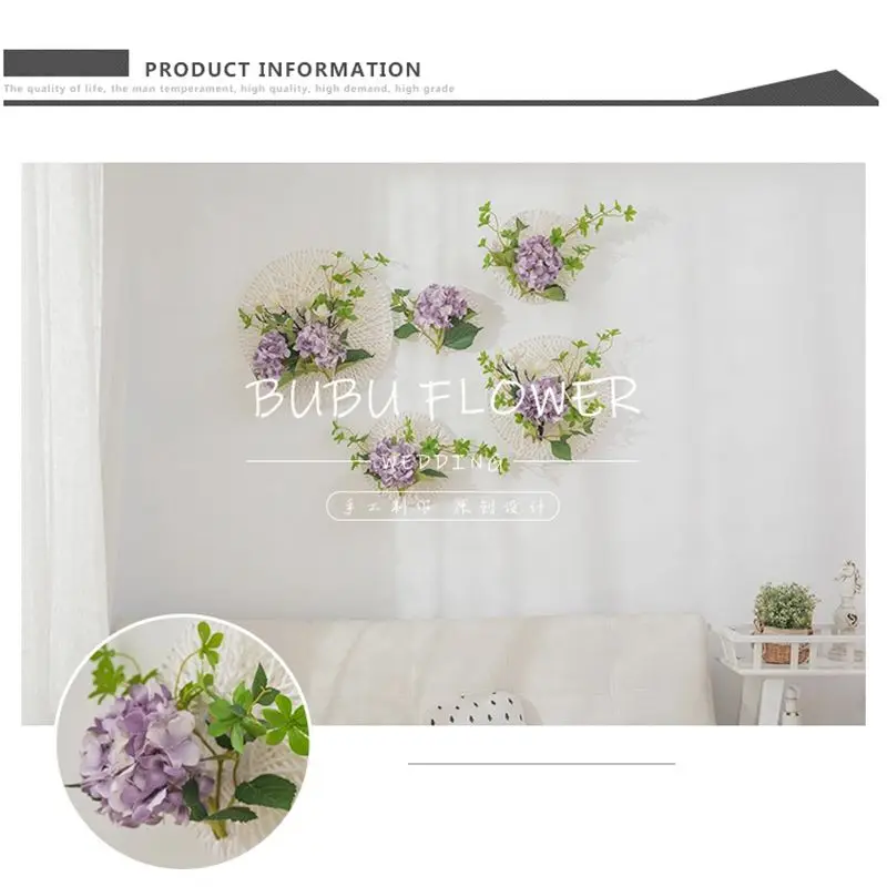 Свадебный реквизит из ротанга веревочное кольцо цветочное украшение