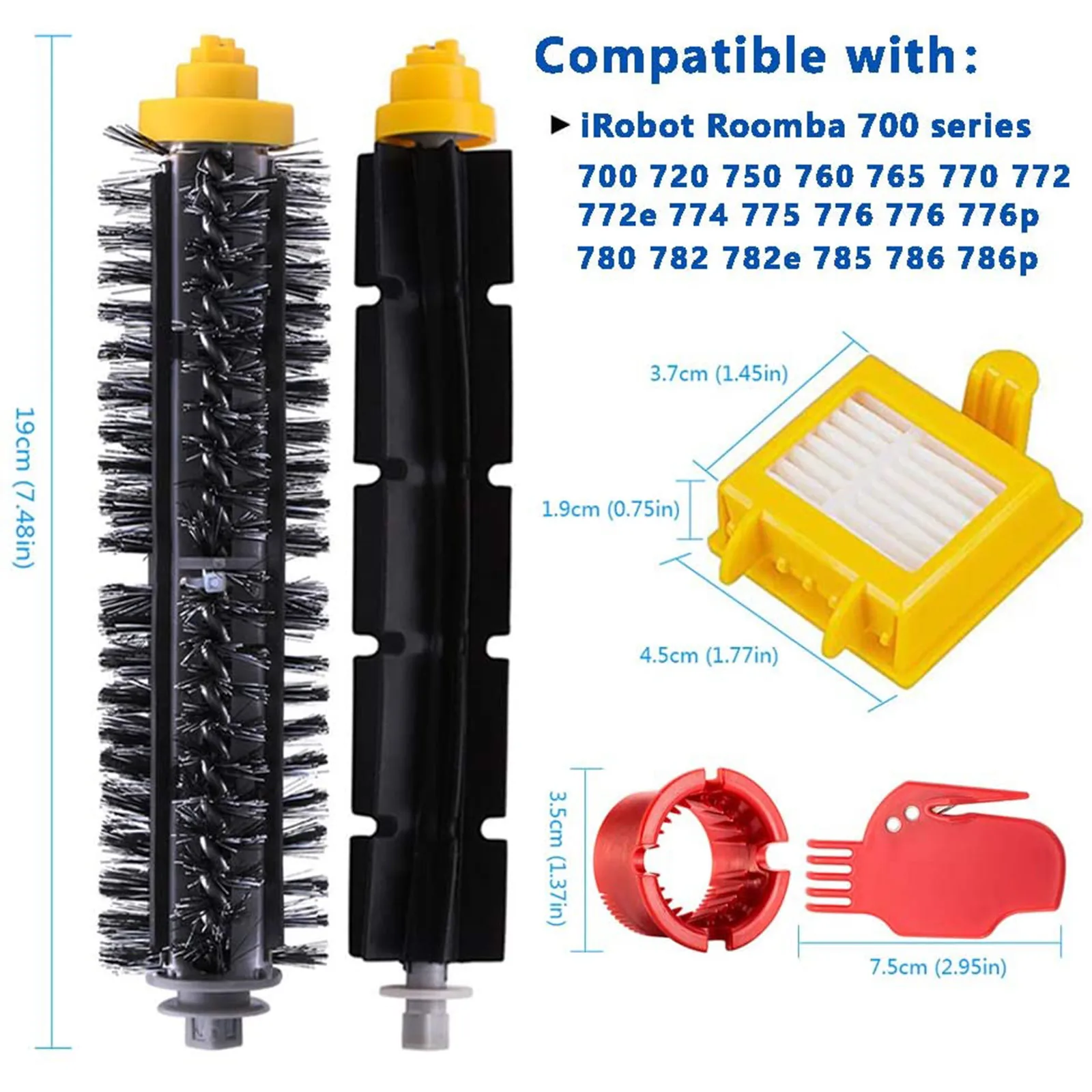 

For Irobot R00mba Accesorios Series Robot Vacuum Cleaner Replacement Spare Parts