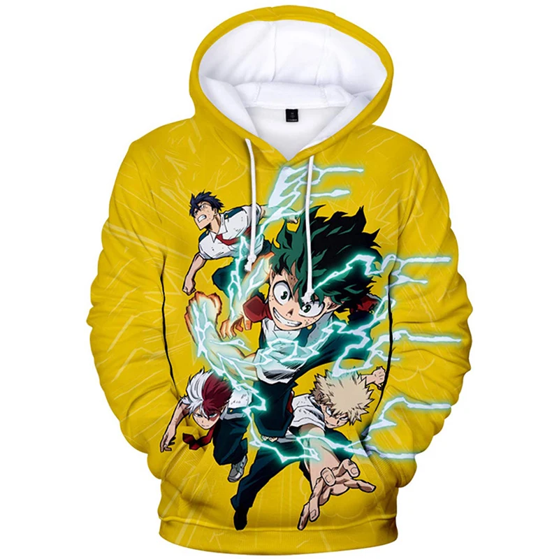 

My Hero Academia 3D Printed Hoodies Men/Women Harajuku Anime Hooded Sweatshirt Casual Fashion Individuality Hoodie Unisex Tops