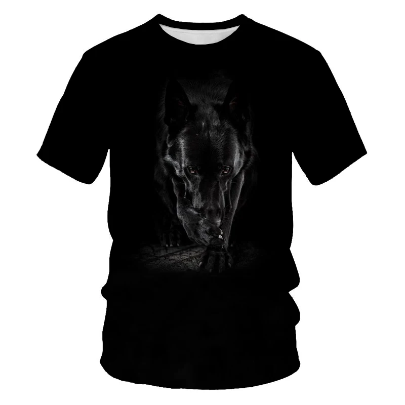 

2021 New 3D Lion T-shirt Men's Animal T-shirt Cool 3D Style Pattern 3DT Shirt Summer Trend Short Sleeve Anime Shirt Graphic 6XL