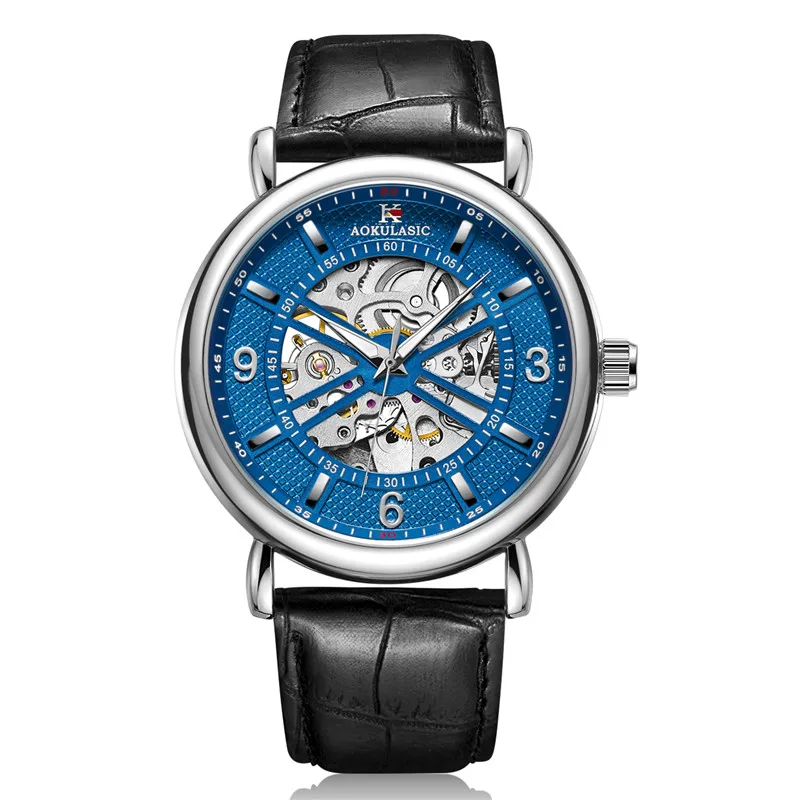 Aokulasic автоматические механические мужские наручные часы военные армейские
