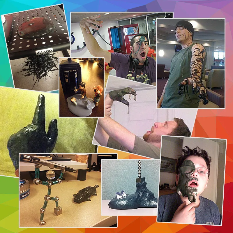 1 шт. креативная ручная шпатлевка бренд Сделай Сам слизи плейтесто Магнитная