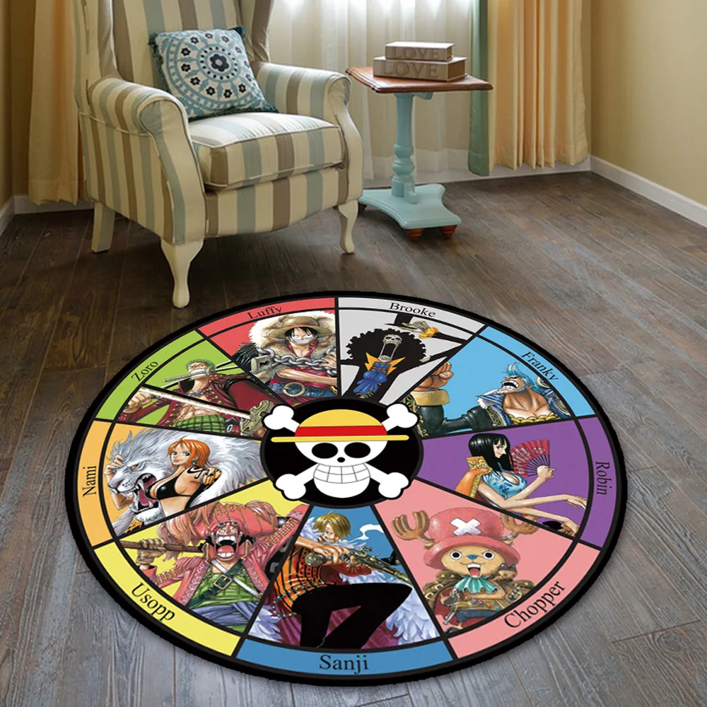 Style 10 Аниме one piece Luffy Chopper напольный коврик квадратный ковер для спальни кухни гостиной нескользящий коврик - Цвет: Style 10