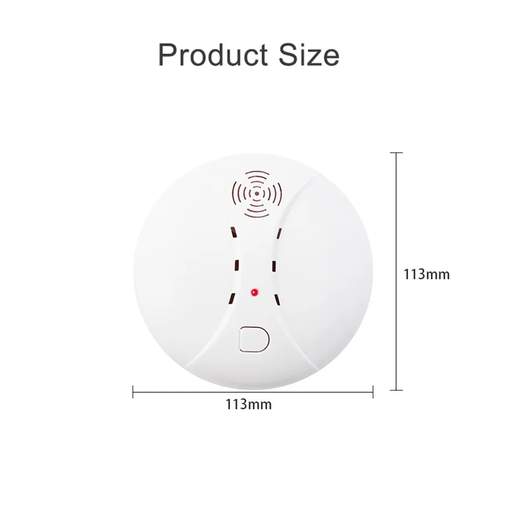Высококачественный беспроводной датчик пожарной сигнализации 433 МГц пожарная