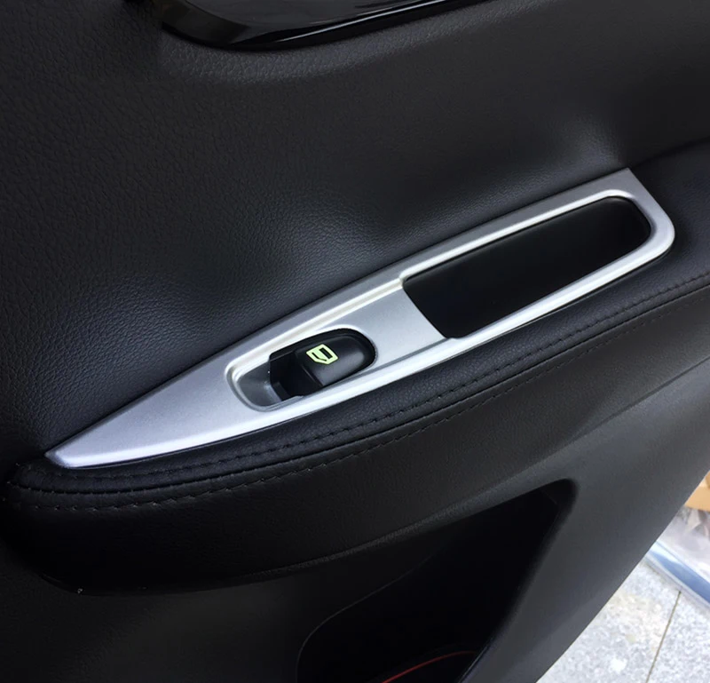 Для Nissan Qashqai 2014 2015 2016 2017 автомобильный Стайлинг ABS хром подлокотник дверь окно