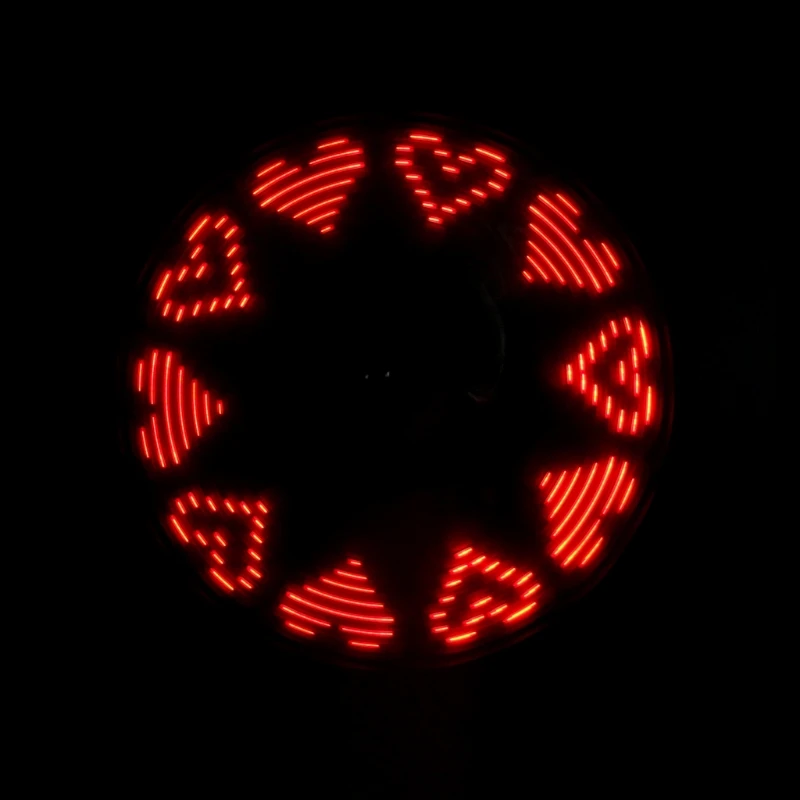 Портативный ручной мини светодиодный вентилятор с мигающим светом Супер