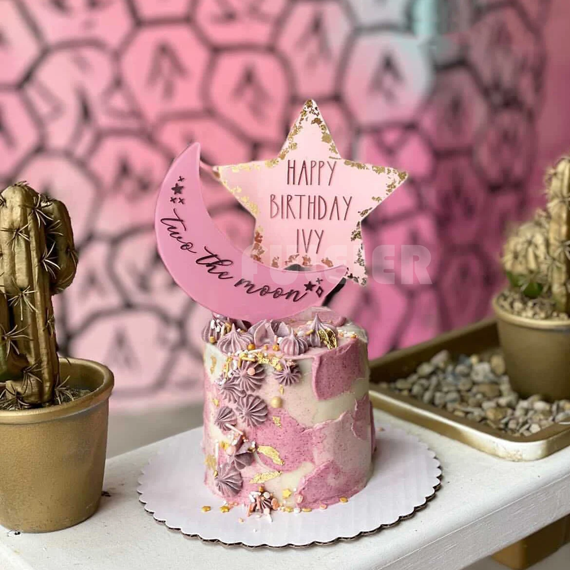 

10 шт., прозрачные акриловые топперы для торта