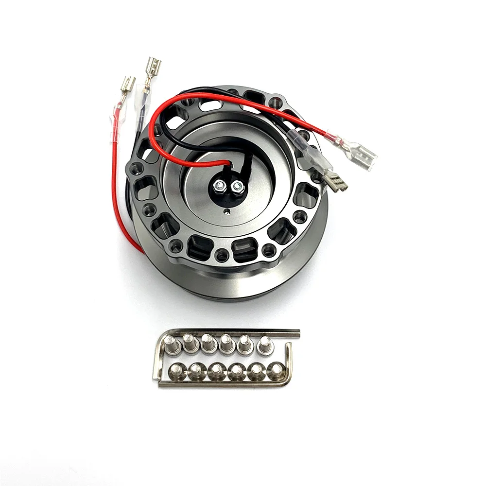 

12 Bolts Aluminum Drift Car Steering Wheel Quick Release Hub Adapter Boss Kit