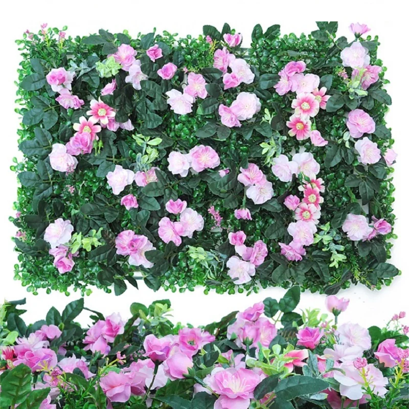 Искусственная Роза цветок растение настенный фон искусственная газон для