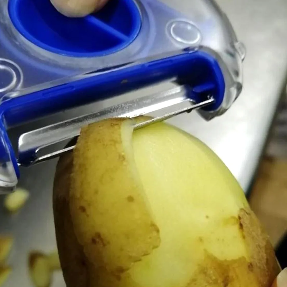 

3 in 1 Magic Trio Peeler Set Slicer Magic Stainless Steel Peeler Shredder Julienne Cutter Multi Peel Blade Grater Kitchen Tool