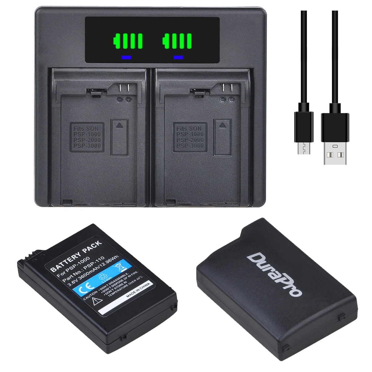 Аккумуляторная батарея емкостью 3600 мАч с зарядным устройством для портативной