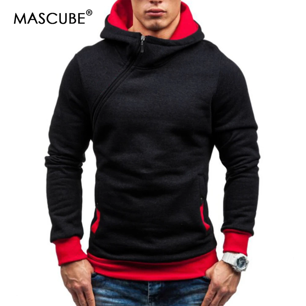 Новинка Осень-зима мужской свитер с капюшоном Топ длинным рукавом Повседневный в