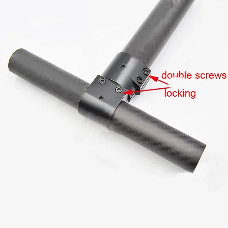 2 Pieces Aluminum 16/20/25/30 / 40Mm Tripod Tee Three-Way Joint Carbon Fiber Tube Connection Clamp For Rc Plant Uav Landing Gear | Игрушки и